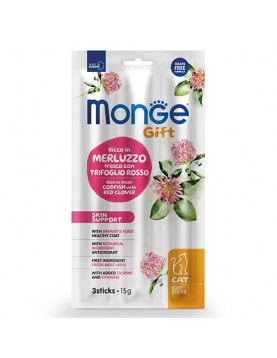 Monge Cat Soft Sticks Skin Support, 3x15г