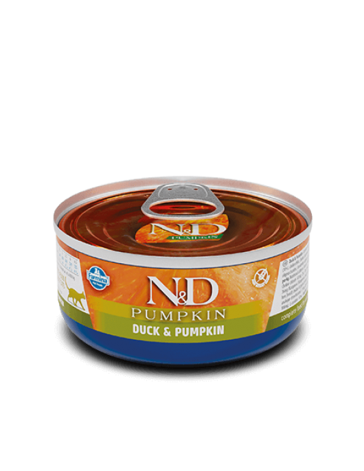 N&D Cat Pumpkin Duck 80г Консервирани храни N&D Cat Pumpkin Boar & Apple 80г Консервирани храни
