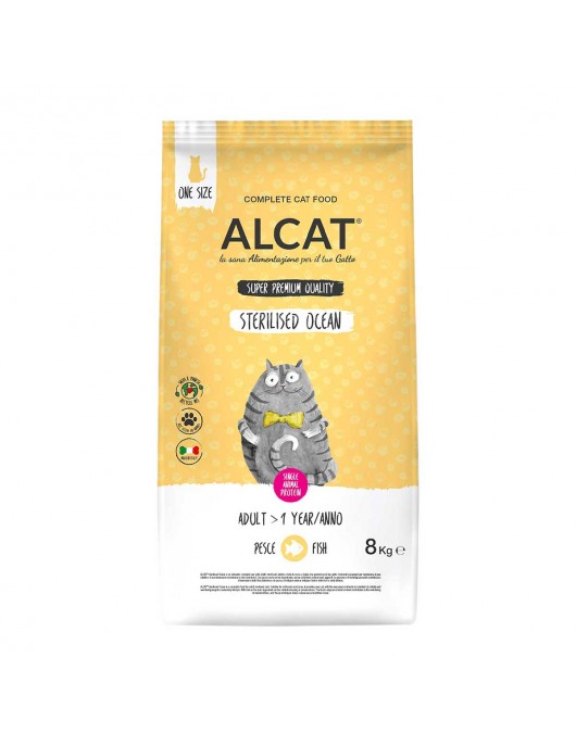 Alcat Sterilised Chicken - за кастрирани котки, с пиле - Сухи храни