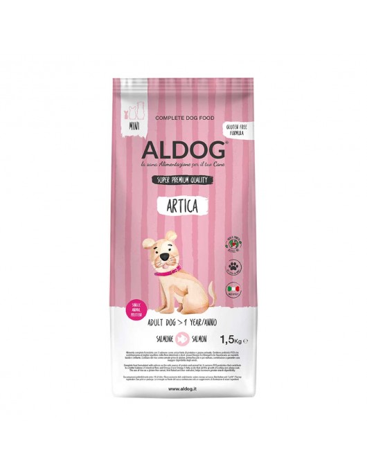 Aldog Arctica Medium/Large - безглутенова, суперпремиум формула със сьомга и ориз - гранули за кучета