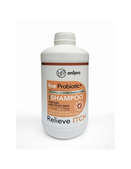Anipro Live Probiotic+ Reliеve Itch, 250мл - Шампоани и балсами