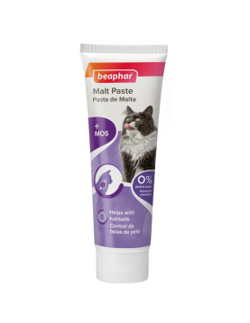 Beaphar Hairball Malt Paste - дуо малцова паста 100 г