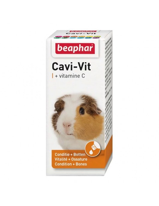Beaphar Cavi Vit - мултивитамини + вит.С за морски свинчета 20мл - Витамини и добавки