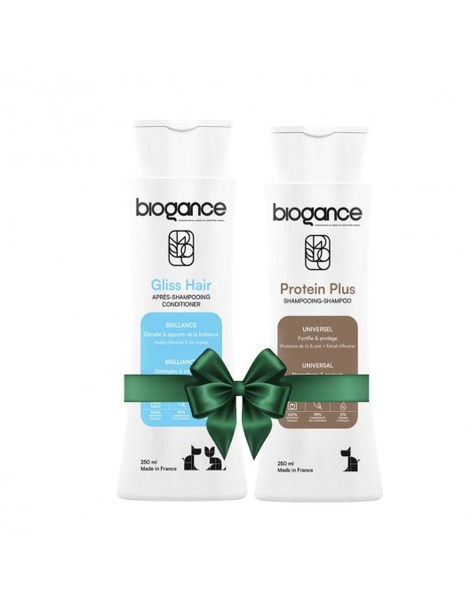 Комплект Biogance Conditioner Gliss + Active Hair Shampoo - Шампоани и балсами
