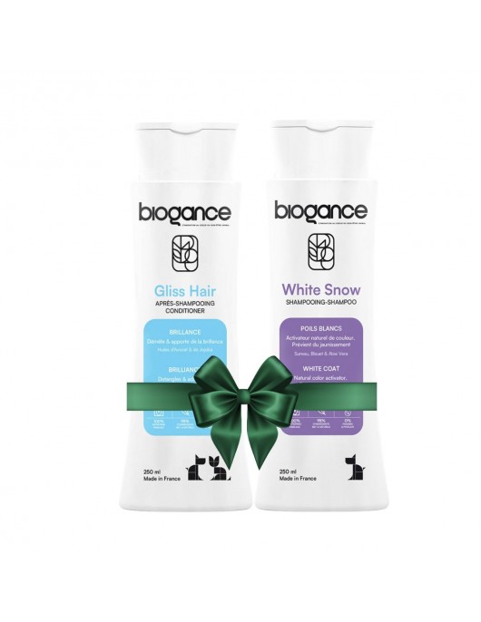 Комплект Biogance Conditioner Gliss + Active Hair Shampoo Комплект Biogance Conditioner Gliss + Active Hair Shampoo - Шампоани и балсами