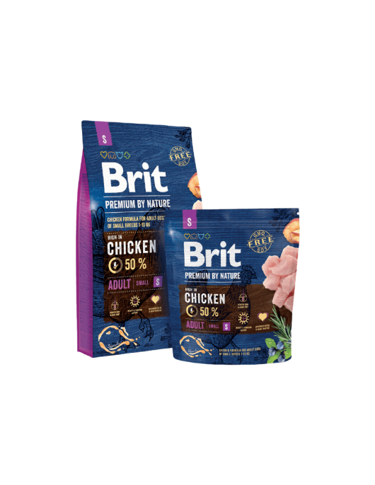 Brit Premium by Nature Adult S Сухи храни Brit Premium by Nature Adult S - Сухи храни