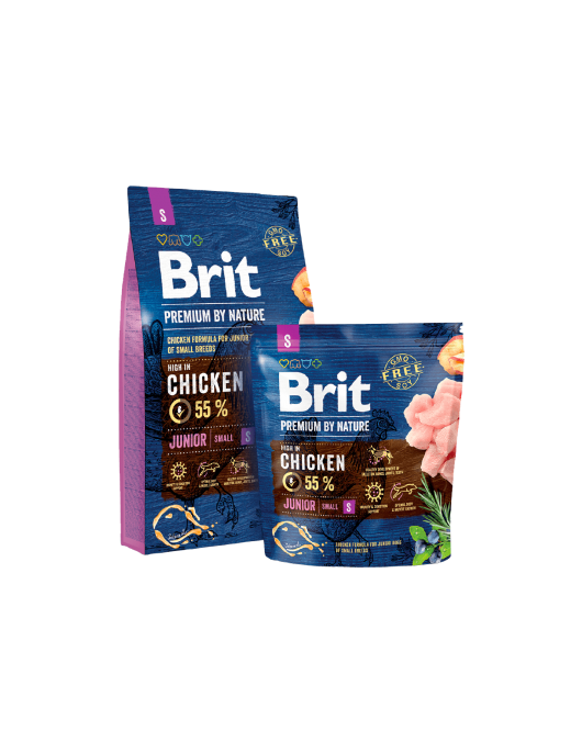 Brit Premium by Nature Junior S - Сухи храни