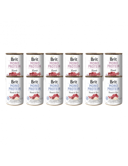 Brit Mono Protein Lamb & Rice 400г - Грижа за кожата и козината