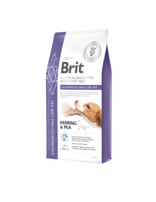 Brit Grain Free Veterinary Diets Dog Gastrointestinal LOW FAT - Грижа за храносмилането