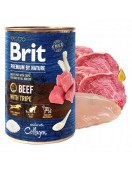 Brit Premium by Nature Beef & Tripe - консерва 400г - Консервирани храни