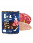 Brit Premium by Nature Beef & Tripe - консерва 800г - Консервирани храни