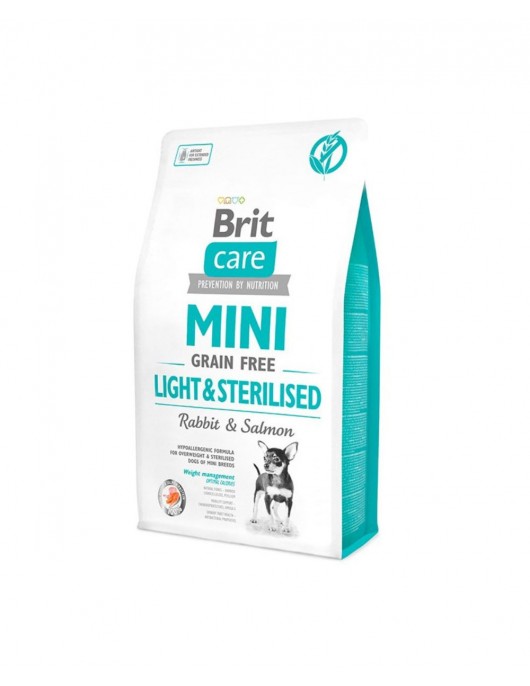 Brit Grain Free Mini Light & Sterilised Rabbit - Сухи храни