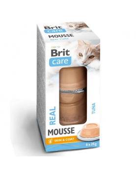 Мус Brit Care Cat Real Tuna 6x25г