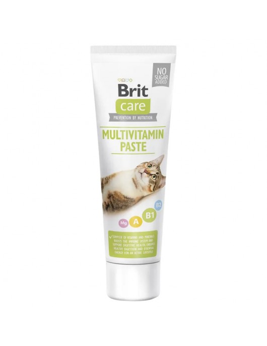 Малцова паста Brit Care Cat Multivitamin 100гр Малцова паста Brit Care Cat Multivitamin 100гр - Хранителни добавки