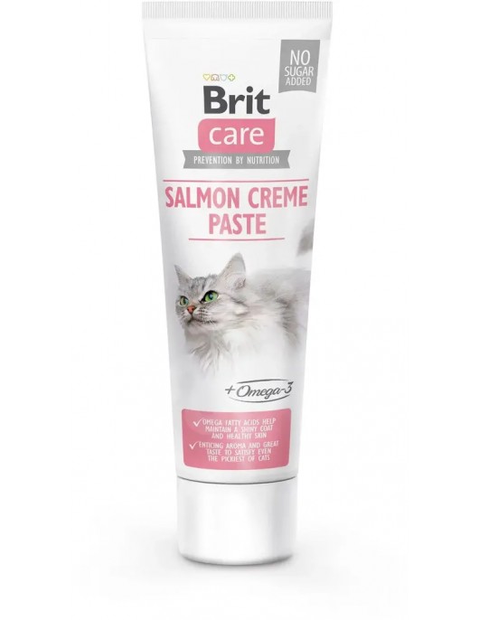 Малцова паста Brit Care Cat Salmon 100гр - Хранителни добавки