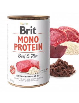 Brit Mono Protein Beef & Rice 400г 