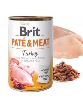 Brit Pate & Meat Turkey 400г 