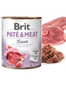 Brit Pate & Meat Lamb 800г - Премиум консерва за израстнали кучета с пуйка и агнешко - Консервирани храни