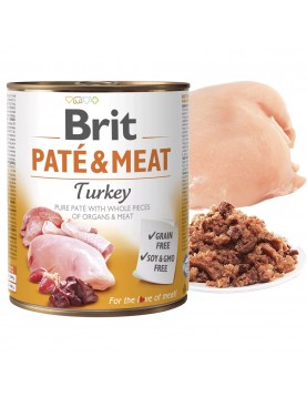 Brit Pate & Meat Turkey 800г 