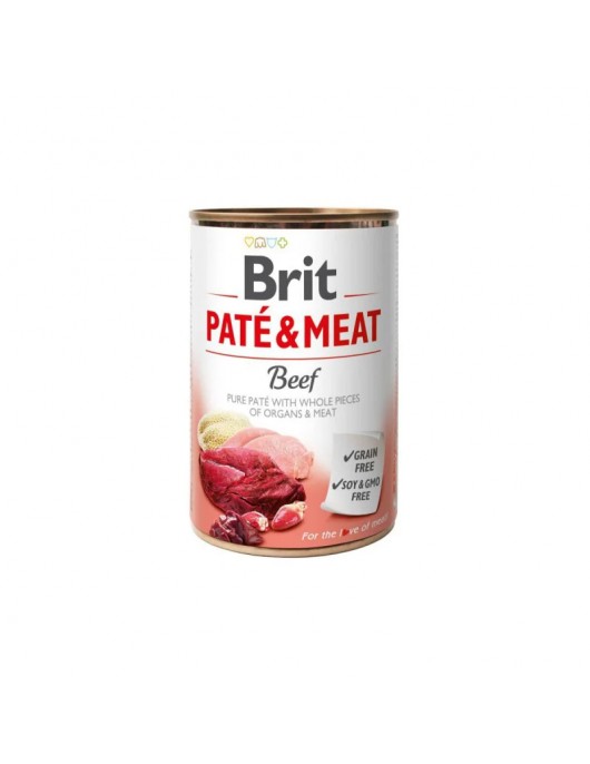 Brit Pate & Meat Beef 400г - Консервирани храни