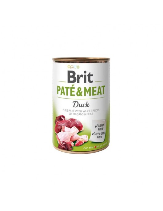 Brit Pate & Meat Duck 400г - Консервирани храни