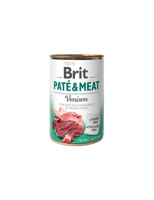 Brit Pate & Meat Venision 400г - Консервирани храни