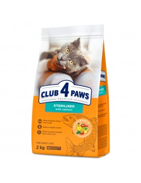 Club 4 Paws Cat Adult Sterilised Salmon