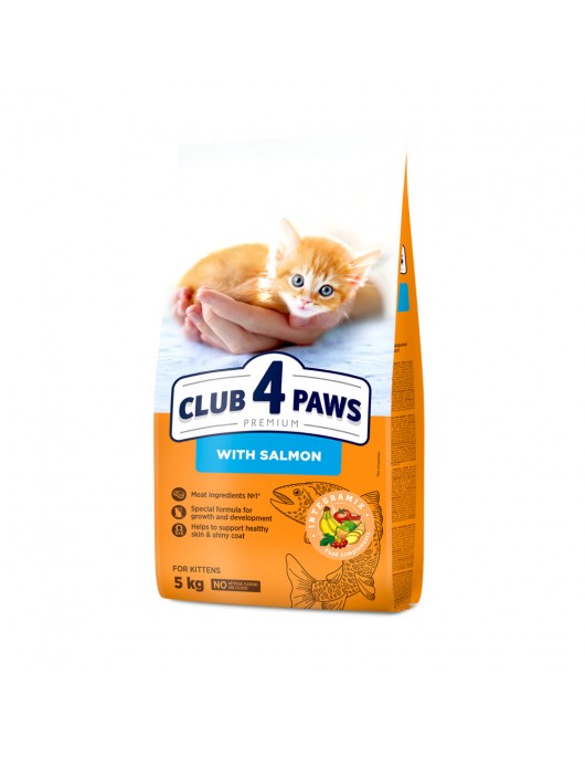 Club 4 Paws CAT Kitten Salmon - Сухи храни