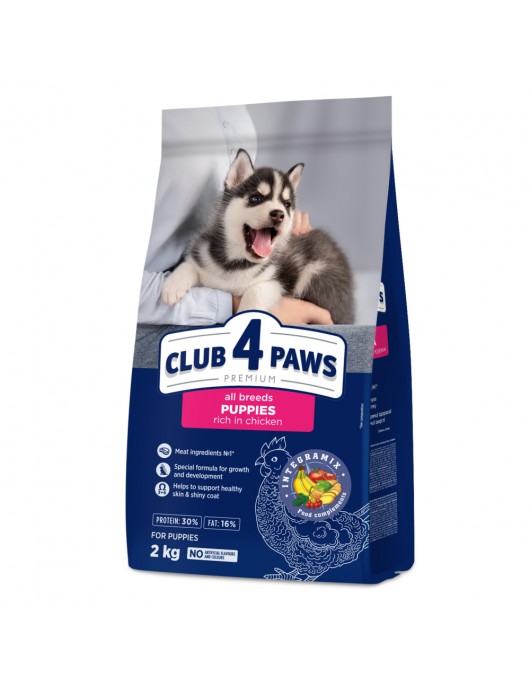 Club 4 Paws Dog All Breed Puppy Chicken - Сухи храни