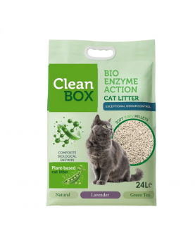 Eco Clean Box Тофу 10кг/24л -натурална - Пълнеж за котешки тоалетни