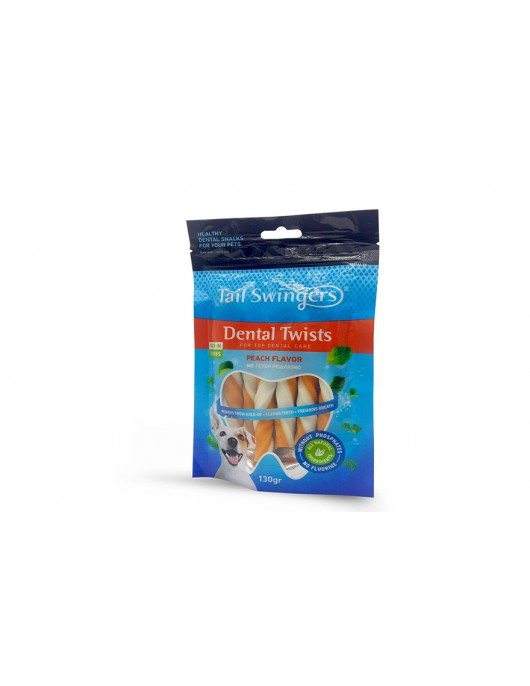 Дентално лакомство Dental Twist Barbeque 130г - Лакомства
