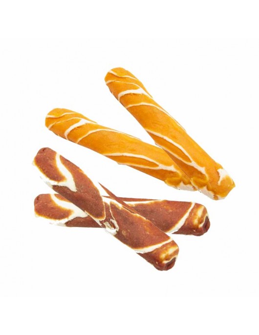 Tailswingers Marble rools S- chicken and beef 17см / 14 броя в опаковка Tailswingers Marble rools S- chicken and beef 17см / 14 броя в опаковка - Лакомства за кучета