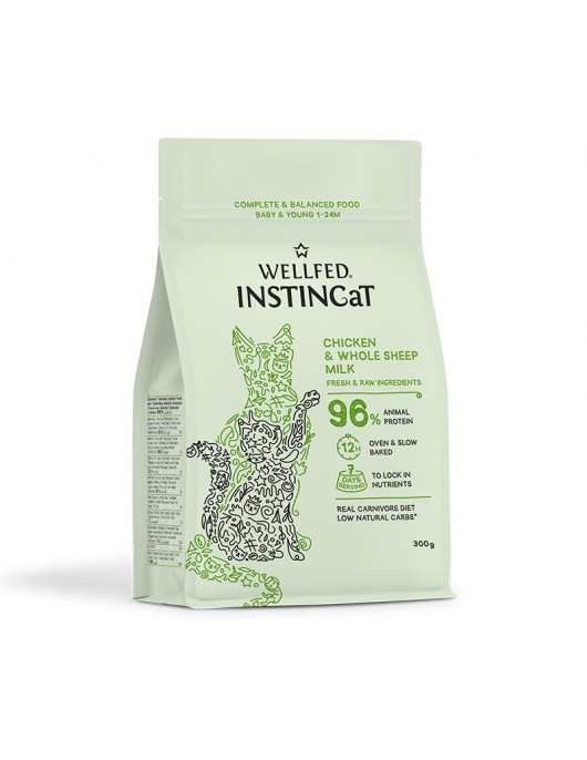 InstinCat Kitten Chicken & Milk - Сухи храни