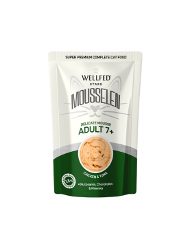 Wellfed Cat mousselen Adult 7+, 40гр