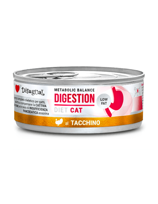 Disugual Metabolic Balance CAT Digestion Low Fat Turkey - 85г Disugual Metabolic Balance CAT Digestion Low Fat Turkey - 85г - Грижа за храносмилането