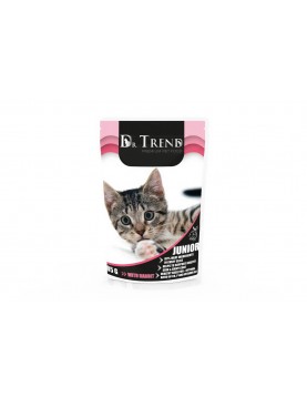 Пауч Dr. Trend Kitten Rabbit - 85г