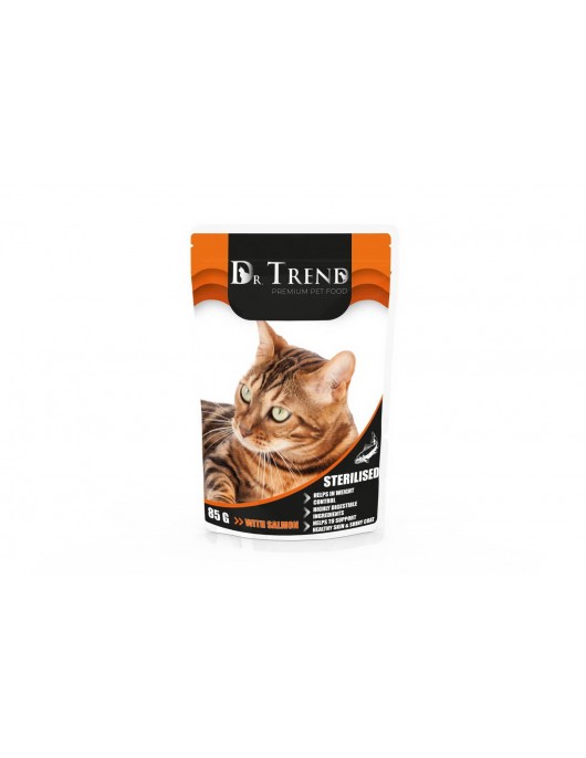Пауч Dr. Trend Adult Duck - 85g Пауч Dr. Trend Adult Duck - 85g - Консервирани храни