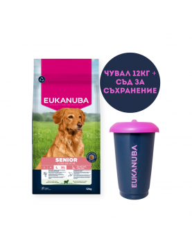 Eukanuba Dog Senior Large Breed Lamb & Rice 12кг