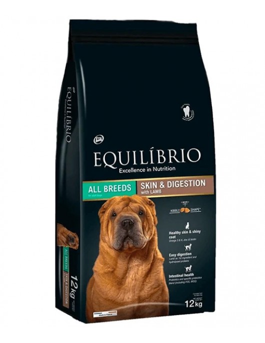 Equilibrio Skin & Digestion Lamb All Breed - Сухи храни
