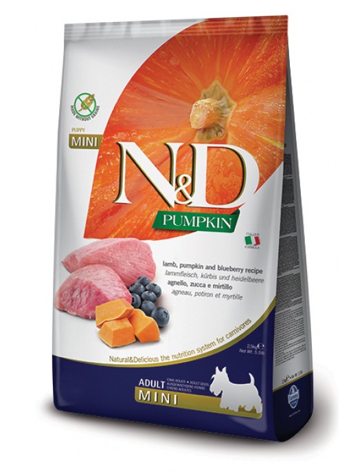 N&D Dog Pumpkin Adult Mini Lamb - Сухи храни