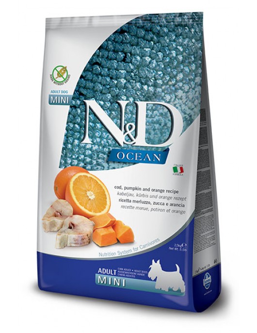 N&D Dog Pumpkin Ocean Adult Mini - Сухи храни