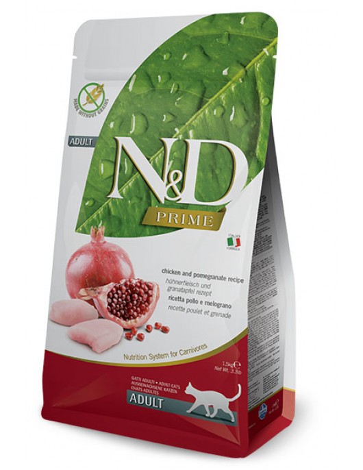 N&D Cat Prime Adult Chicken & Pomegranate - Сухи храни