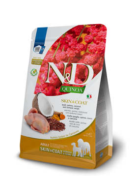 N&D Dog Quinoa Skin & Coat Quail - MEDIUM/MAXI