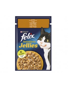 FELIX Sensations с Ароматно желе Пиле и Морков 85г