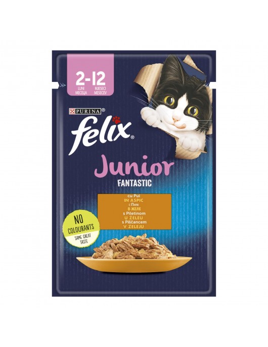 FELIX Fantastic Грил в Желе Говеждо и Пиле Мултиопаковка 4х85г - Консервирани храни