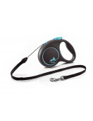 Flexi Black Design S - 5 метра, въже - Поводи, нашийници, нагръдници