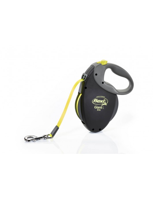 Flexi Giant Neon L - 8 метра, лента - Поводи, нашийници, нагръдници