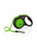 Flexi Neon M - 5 метра, лента - Поводи, нашийници, нагръдници