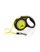 Flexi Neon M - 5 метра, лента - Поводи, нашийници, нагръдници