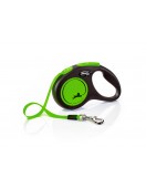 Flexi Neon S - 5 метра, лента - Поводи, нашийници, нагръдници